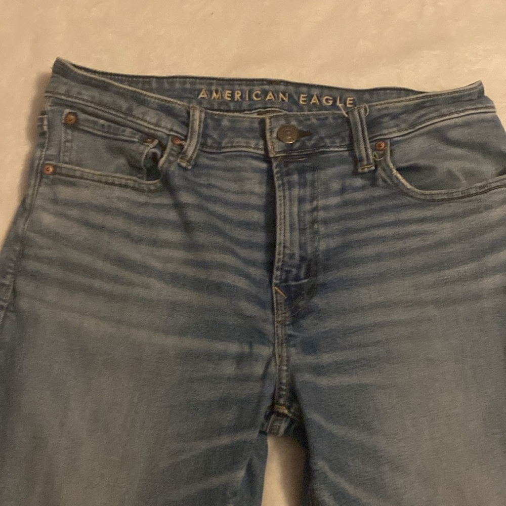American Eagle Outfitters Blue Jeans Flex fit original boot cut GUC - Picture 4 of 11